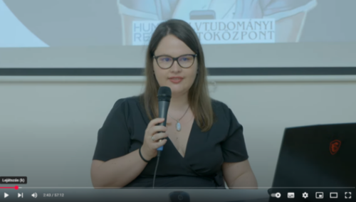 A verbális agresszióról tartott előadást Varga Marianna a MÚOSZ-ban